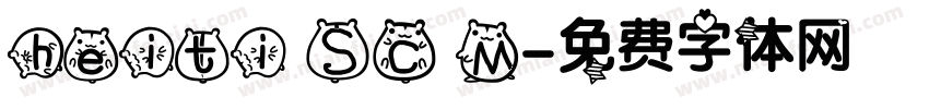 heiti SC M字体转换